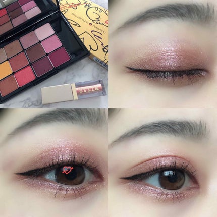 グリッター&グロウ リキッドアイシャドウ/stila/グリッターを使ったクチコミ(3枚目)