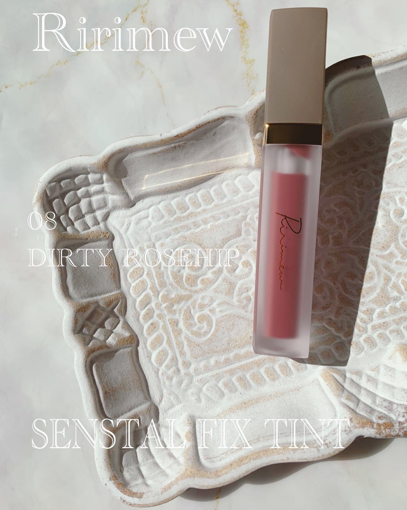 センシュアルフィックスティント/Ririmew/リップティントを使ったクチコミ(1枚目)