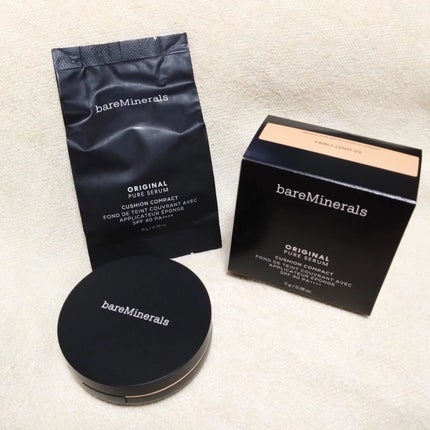 オリジナル ピュア セラム カバーアップ クッション/bareMinerals/クッションファンデーションを使ったクチコミ(7枚目)