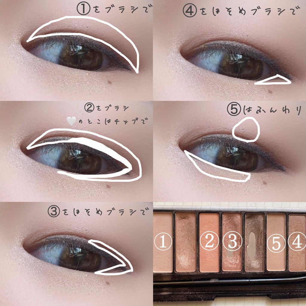 マグニファイズ アイコントゥアリング パレット N/リンメル ロンドン/アイシャドウパレットを使ったクチコミ(2枚目)