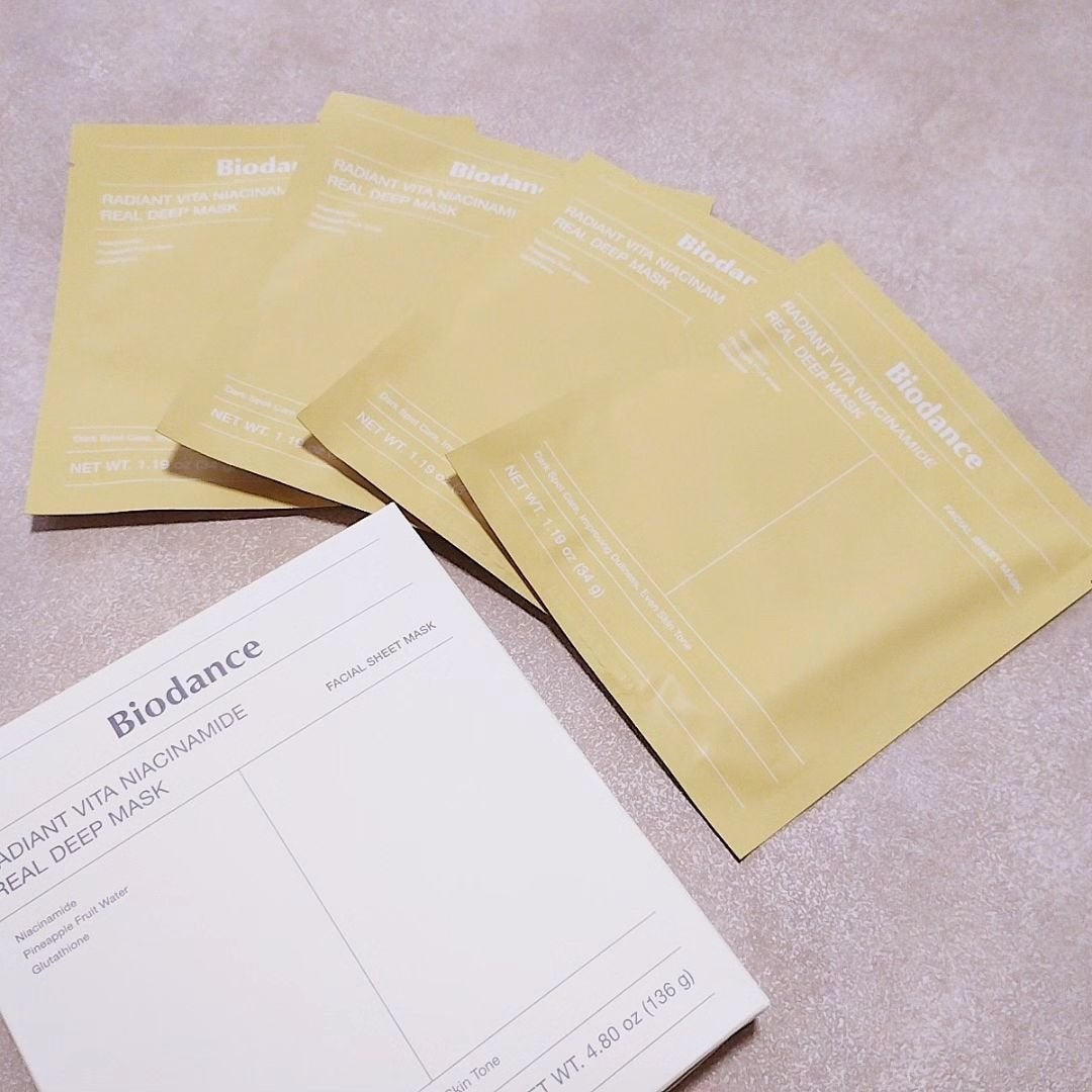 ビタナイアシンアミド リアルディープマスク/Biodance/シートマスク・パックを使ったクチコミ(1枚目)