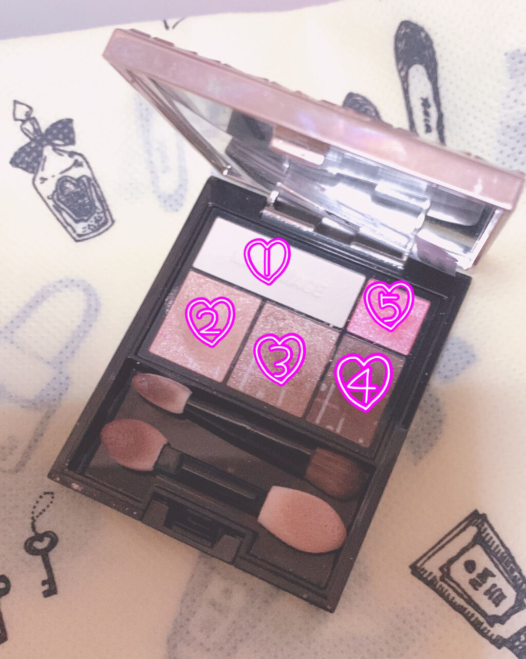 ドラマティックスタイリングアイズ BE302 クランベリーカップケーキ(限定)/マキアージュ/アイシャドウパレットを使ったクチコミ（2枚目）