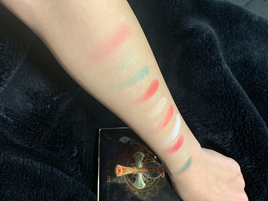 大英博物館 エジプトシリーズ アイシャドウパレット/ZEESEA/アイシャドウパレットを使ったクチコミ(4枚目)