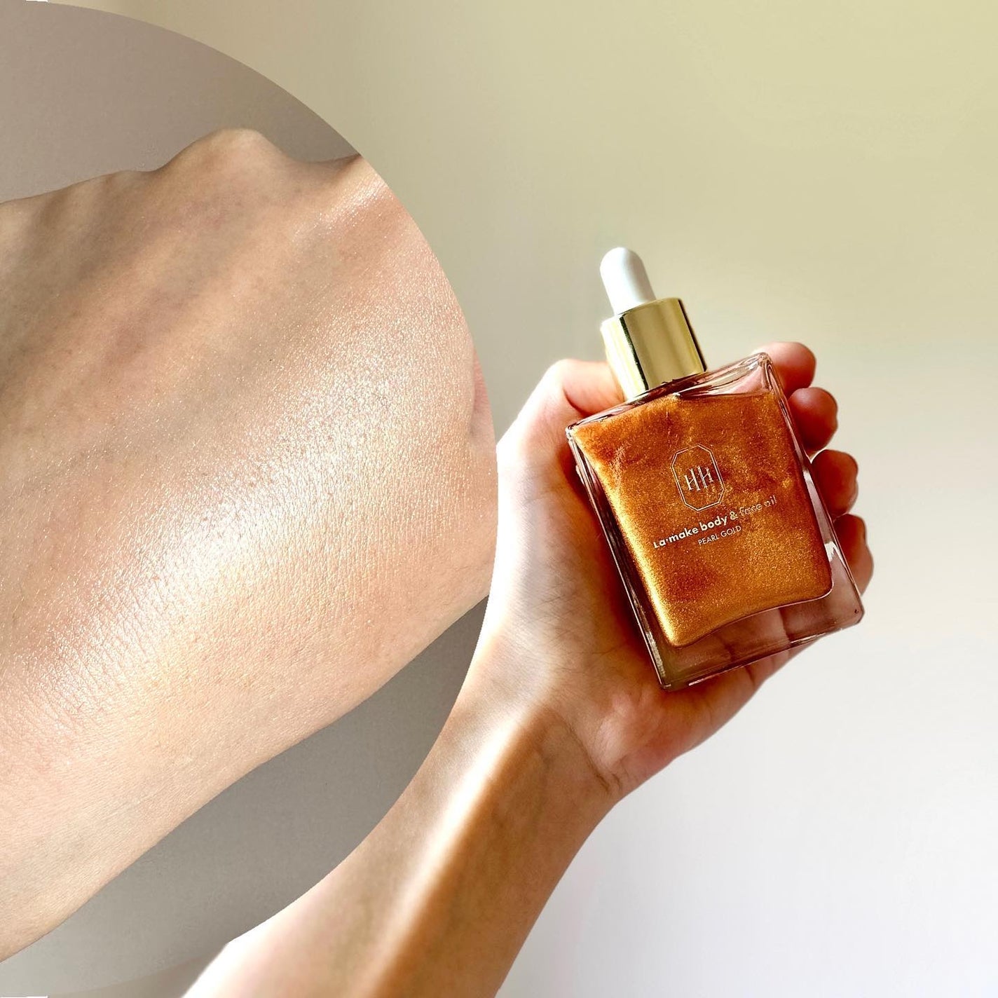 ラ・メイク ボディ&フェイスオイル/H×H/ボディオイルを使ったクチコミ(2枚目)