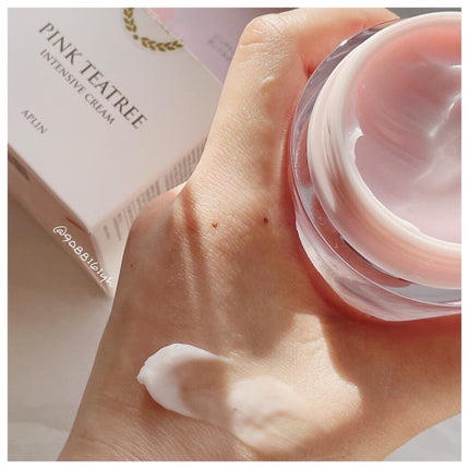ピンクティーツリークリーム/APLIN/フェイスクリームを使ったクチコミ(2枚目)