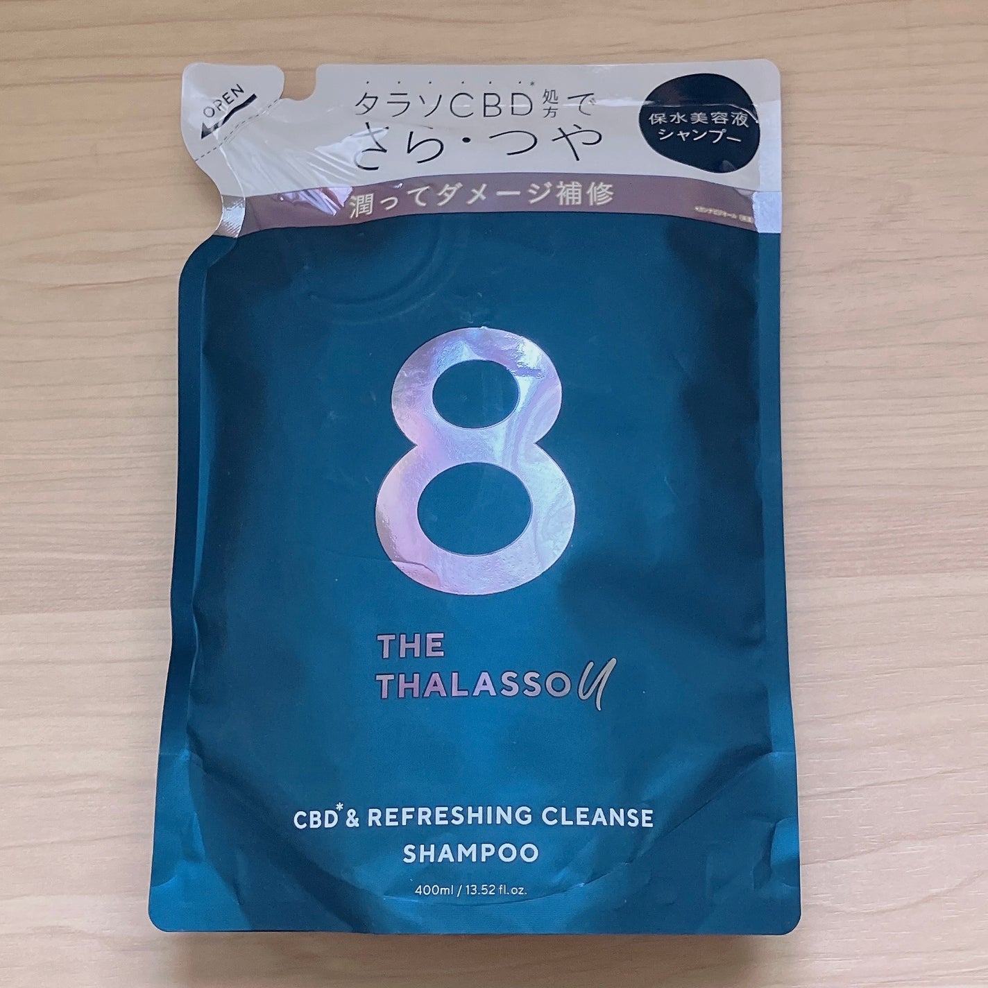 エイトザタラソ ユー CBD&リフレッシング クレンズ 美容液シャンプー/CBD&バランシング ダメージリペア 美容液ヘアトリートメント/エイトザタラソ/市販シャンプーを使ったクチコミ(1枚目)