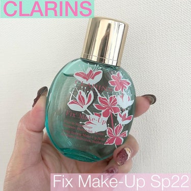 フィックス メイクアップ sp22 天人花をイメージした軽やかな香り(限定)/CLARINS/ミスト状化粧水を使ったクチコミ（1枚目）