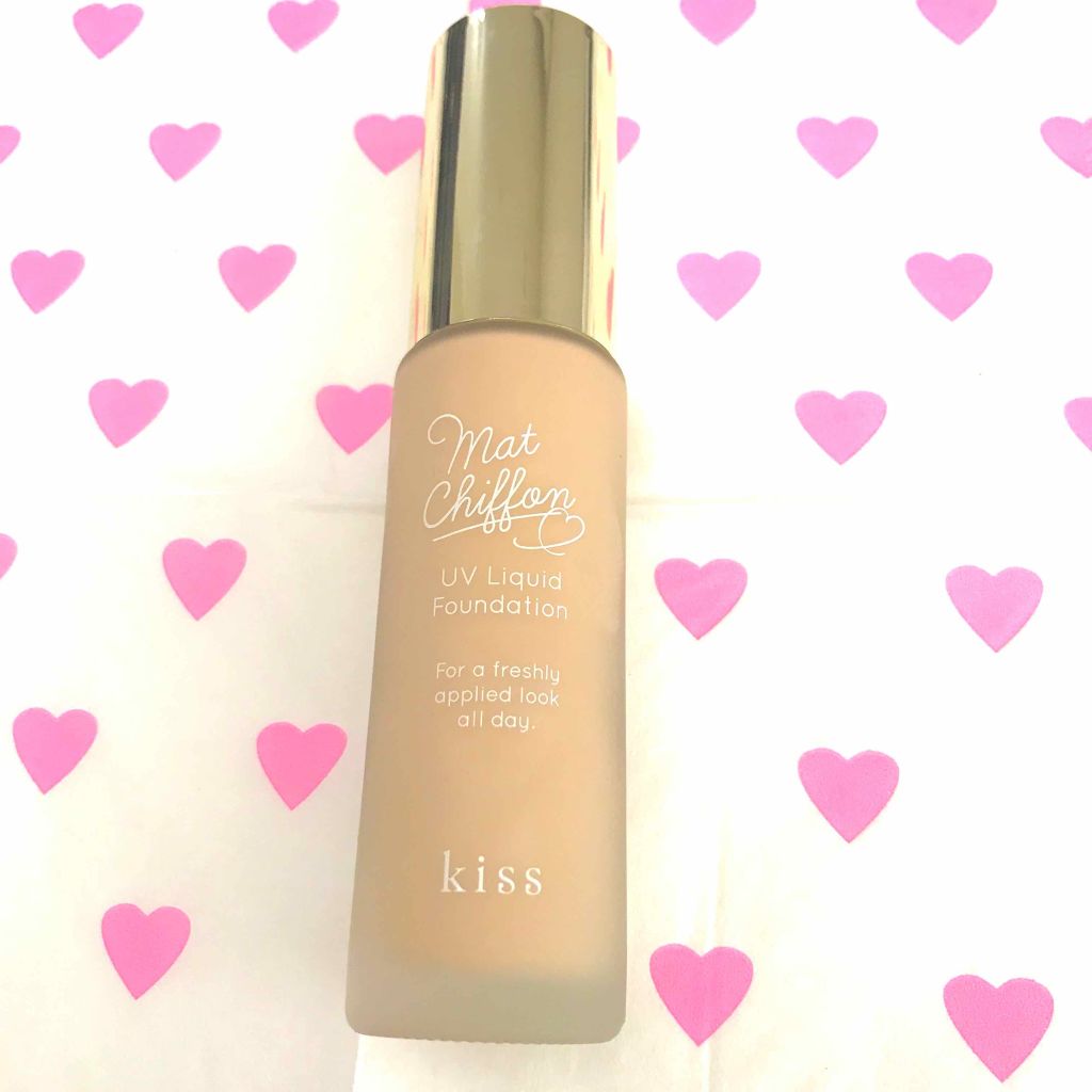 マットシフォン UVリキッドファンデ/KiSS/リキッドファンデーションを使ったクチコミ（1枚目）