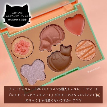 Mary’s 猫のチョコレートみたいなメイクアップパレットBOOK/宝島社/パウダーアイシャドウを使ったクチコミ（3枚目）