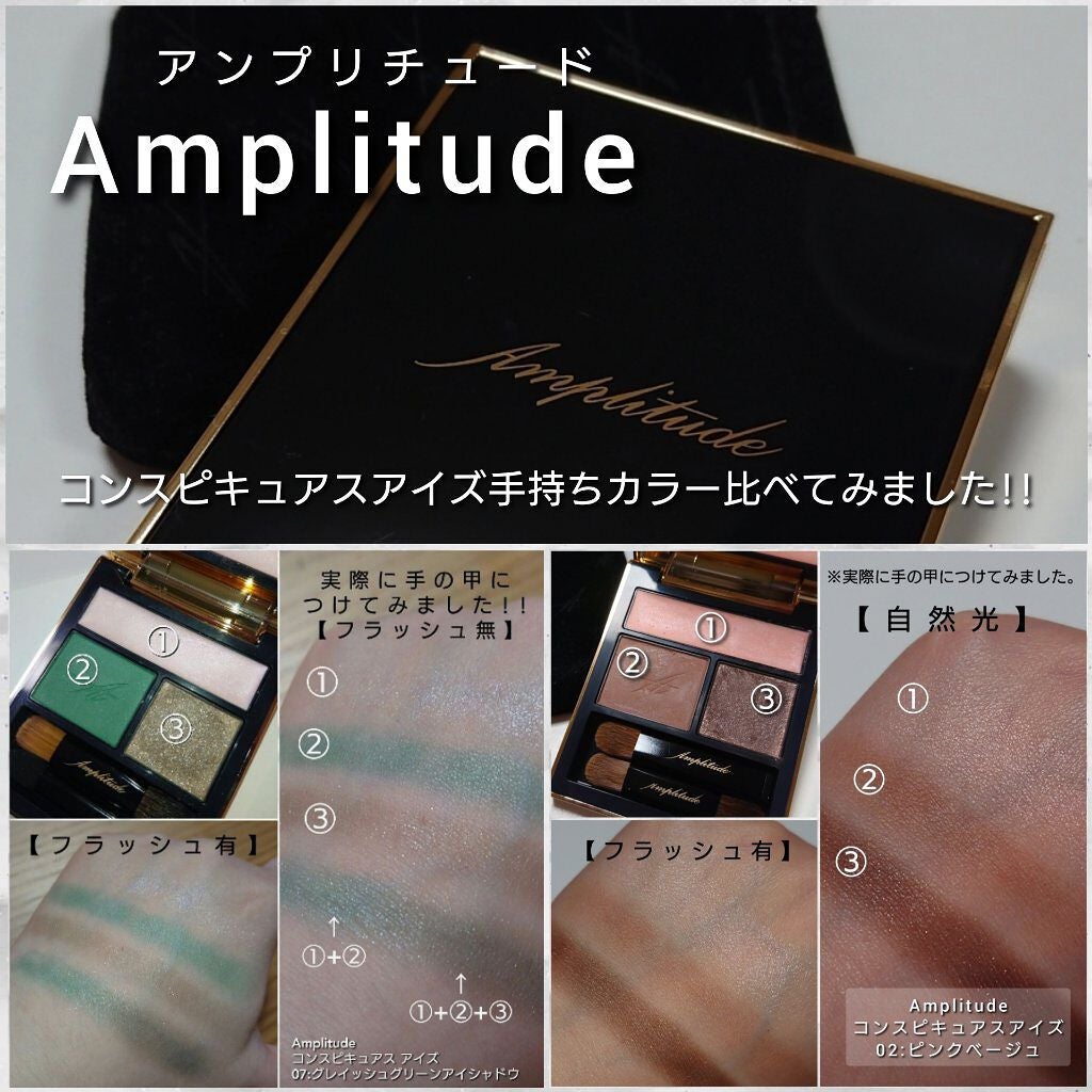 コンスピキュアス アイズ/Amplitude/アイシャドウパレットを使ったクチコミ(6枚目)