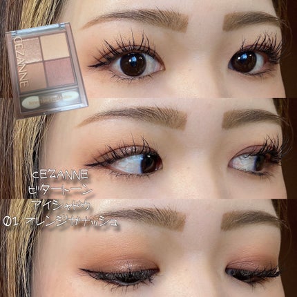 ビタートーンアイシャドウ/CEZANNE/パウダーアイシャドウを使ったクチコミ(5枚目)