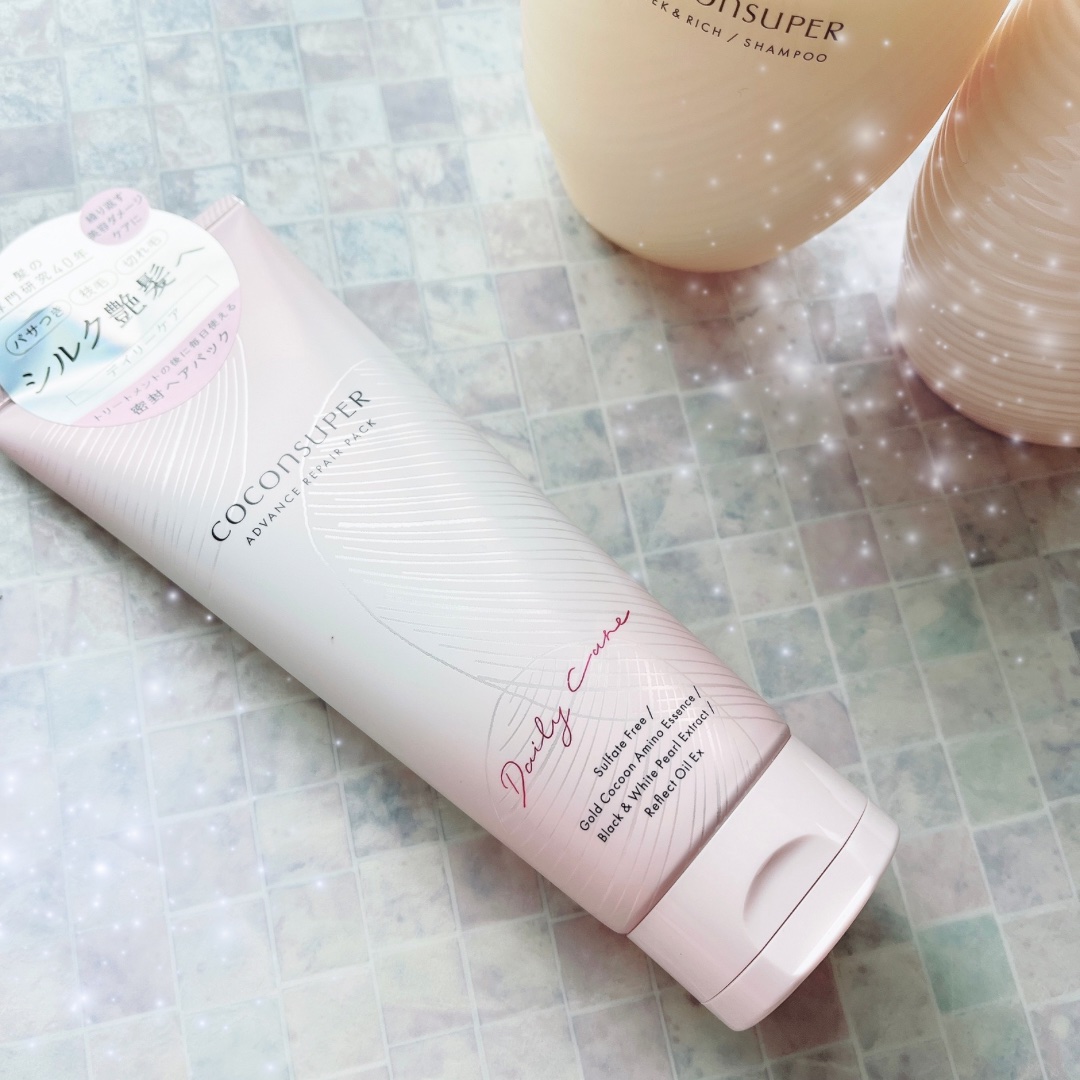 ココンシュペール インナーコンフォートシャンプー／インテンシブリペアトリートメント（スリーク＆リッチ）のクチコミ「＼まゆの力で毎日ぜいたくケア🫧／

ココンシュペール
アドバンスリペアパック

金のまゆビュー.....」（1枚目）
