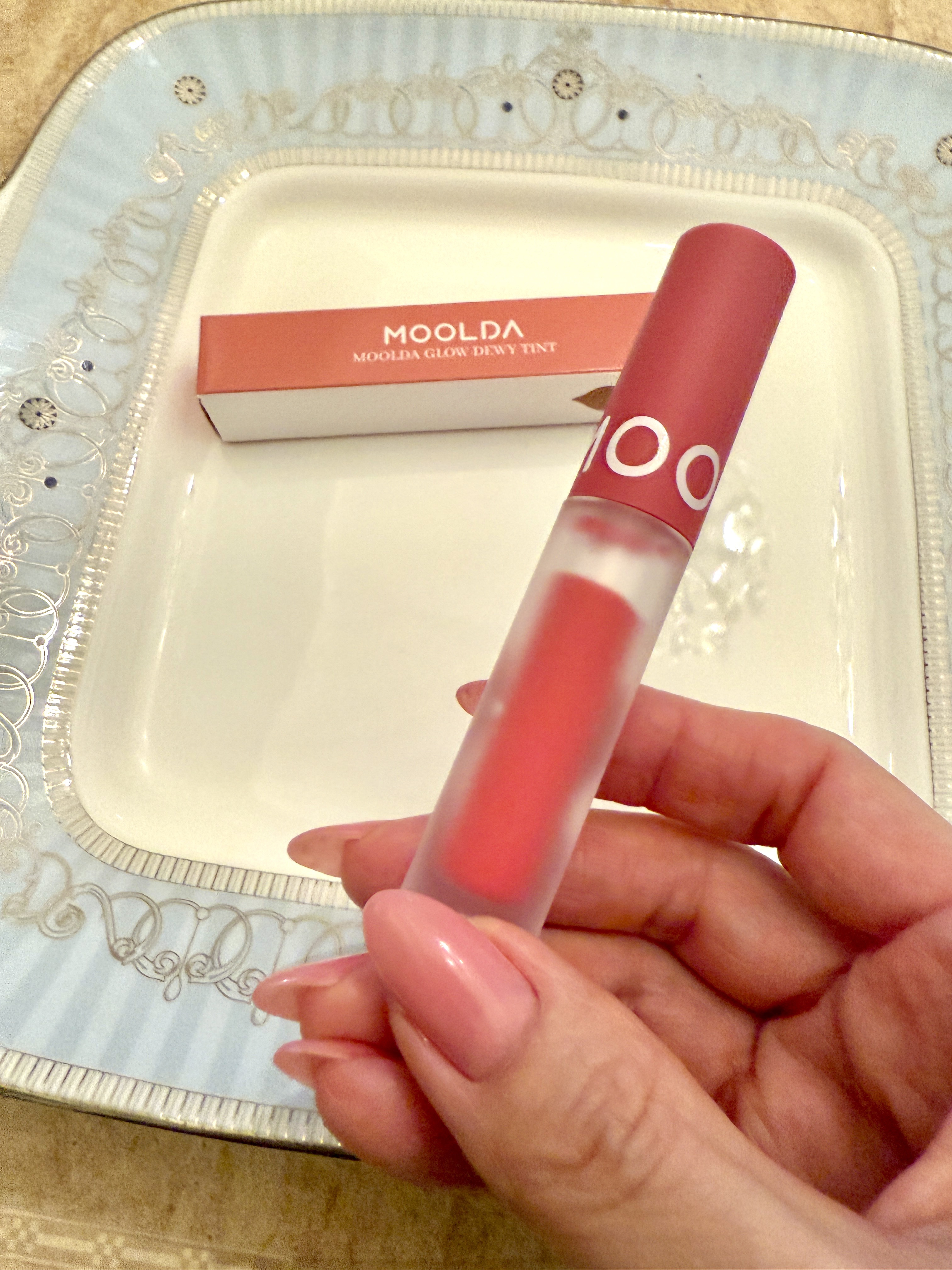 グロウデュイティント/MOOLDA/リップティントを使ったクチコミ（1枚目）