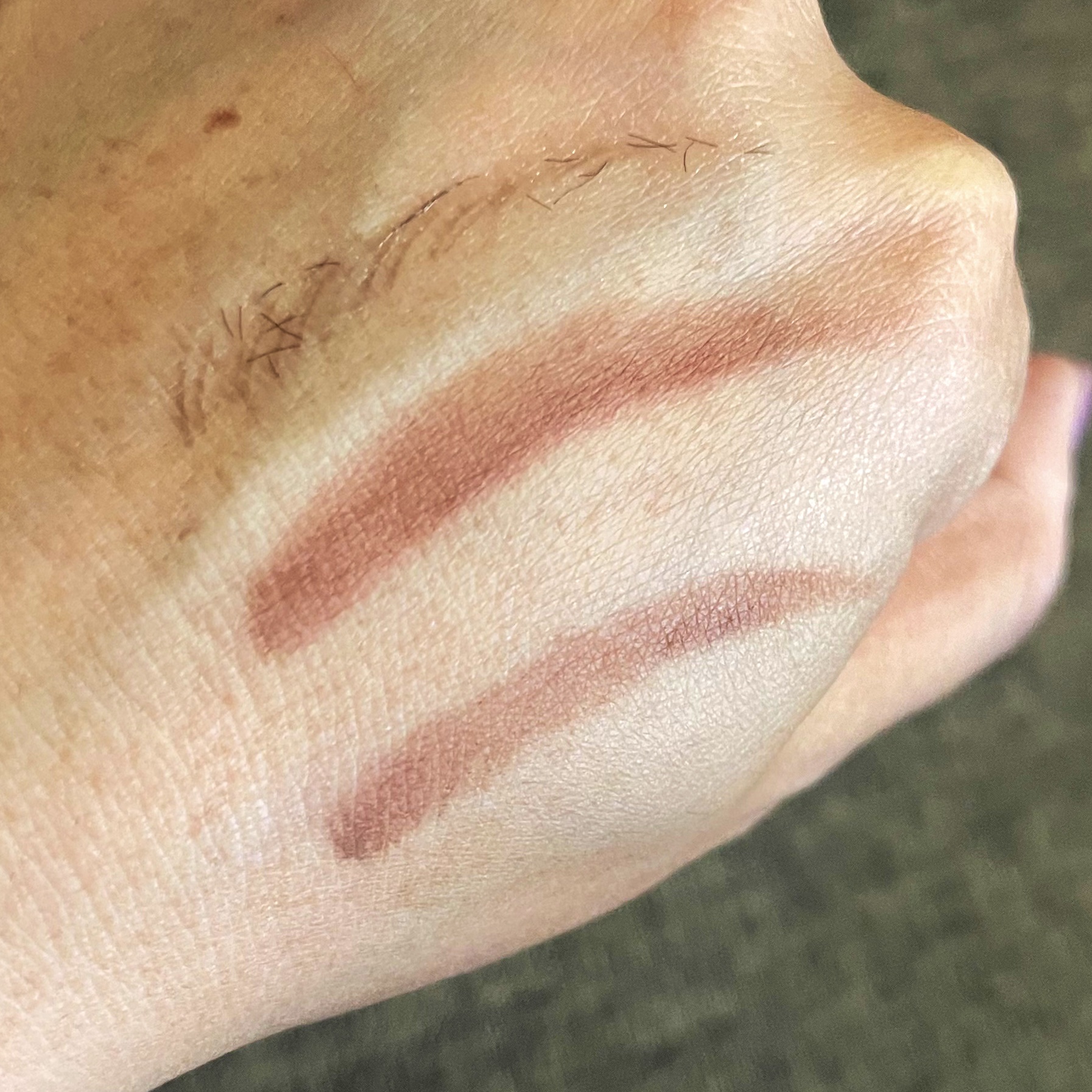 スリムスケッチアイブロウペンシル/U R GLAM/アイブロウペンシルを使ったクチコミ（2枚目）