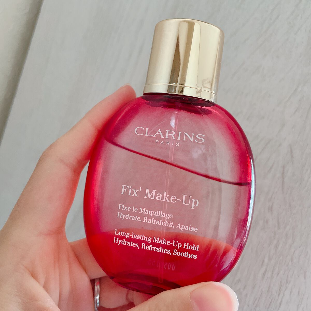 フィックス メイクアップ/CLARINS/ミスト状化粧水を使ったクチコミ（1枚目）