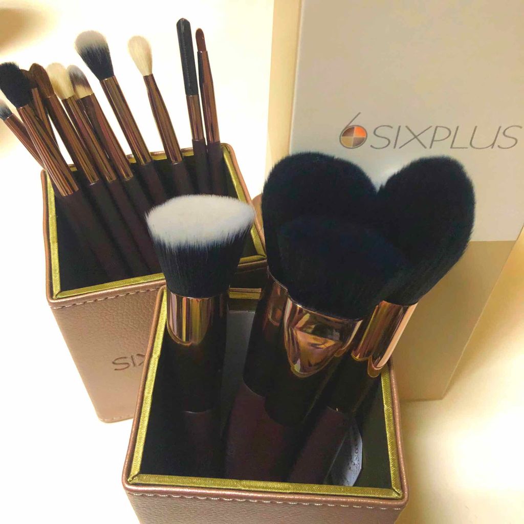15本メイクブラシセット/SIXPLUS/メイクブラシを使ったクチコミ（1枚目）