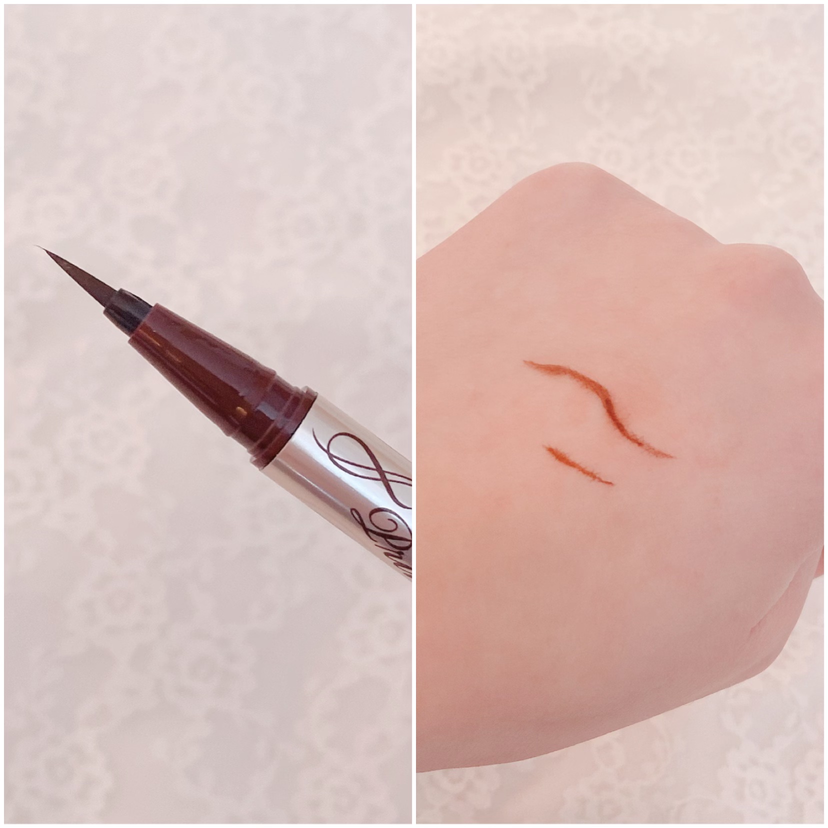 プライムリキッドアイライナー リッチキープ 04 バーガンディブラウン/ヒロインメイク/リキッドアイライナーを使ったクチコミ（3枚目）