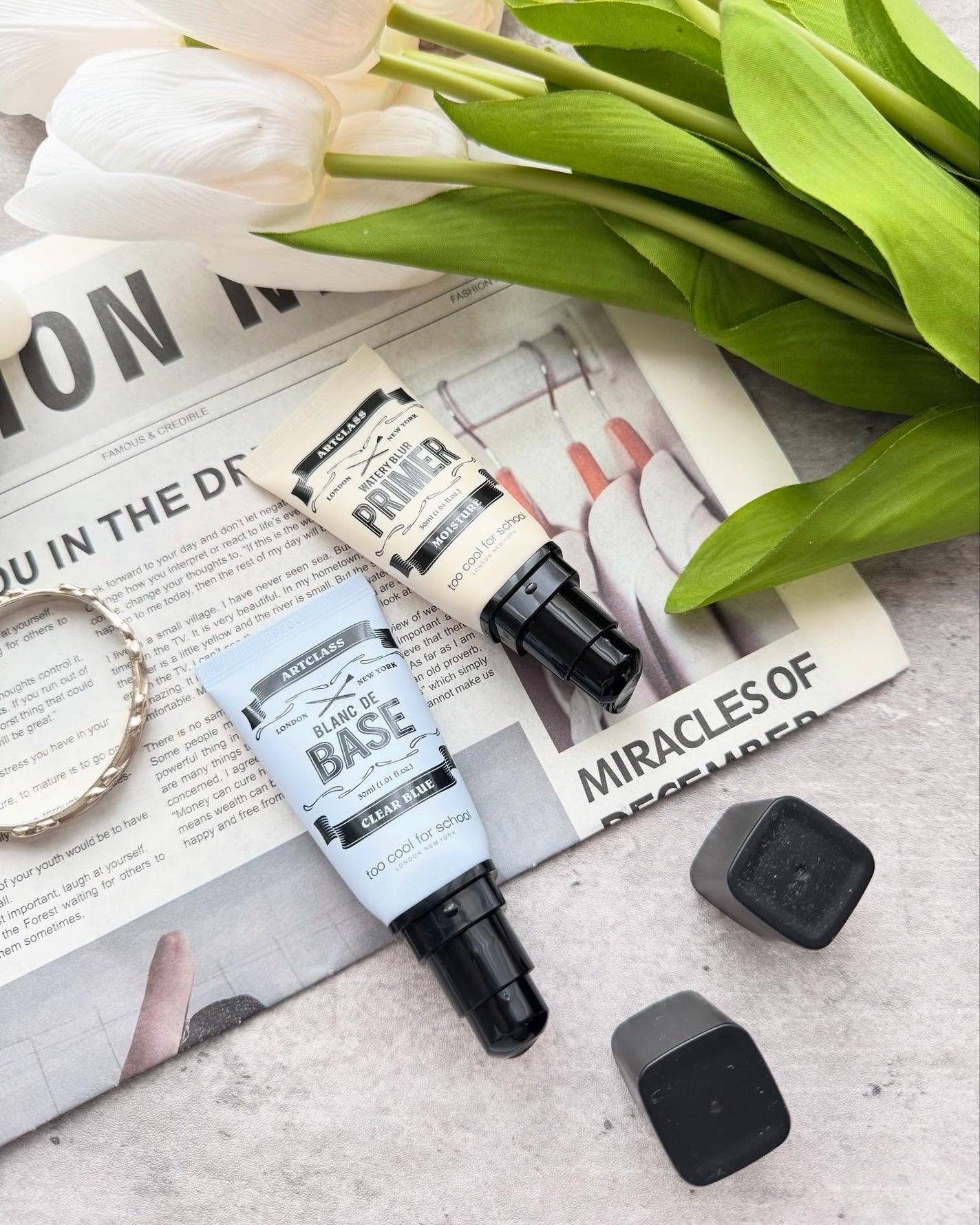 しっとり&なめらかウォータリーブラープライマー/too cool for school/化粧下地を使ったクチコミ(2枚目)