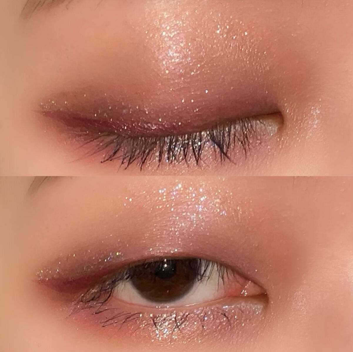 グリッタープリズム リキッド No.1 GRAVITY  TOPPER/MISSHA/グリッターを使ったクチコミ（2枚目）