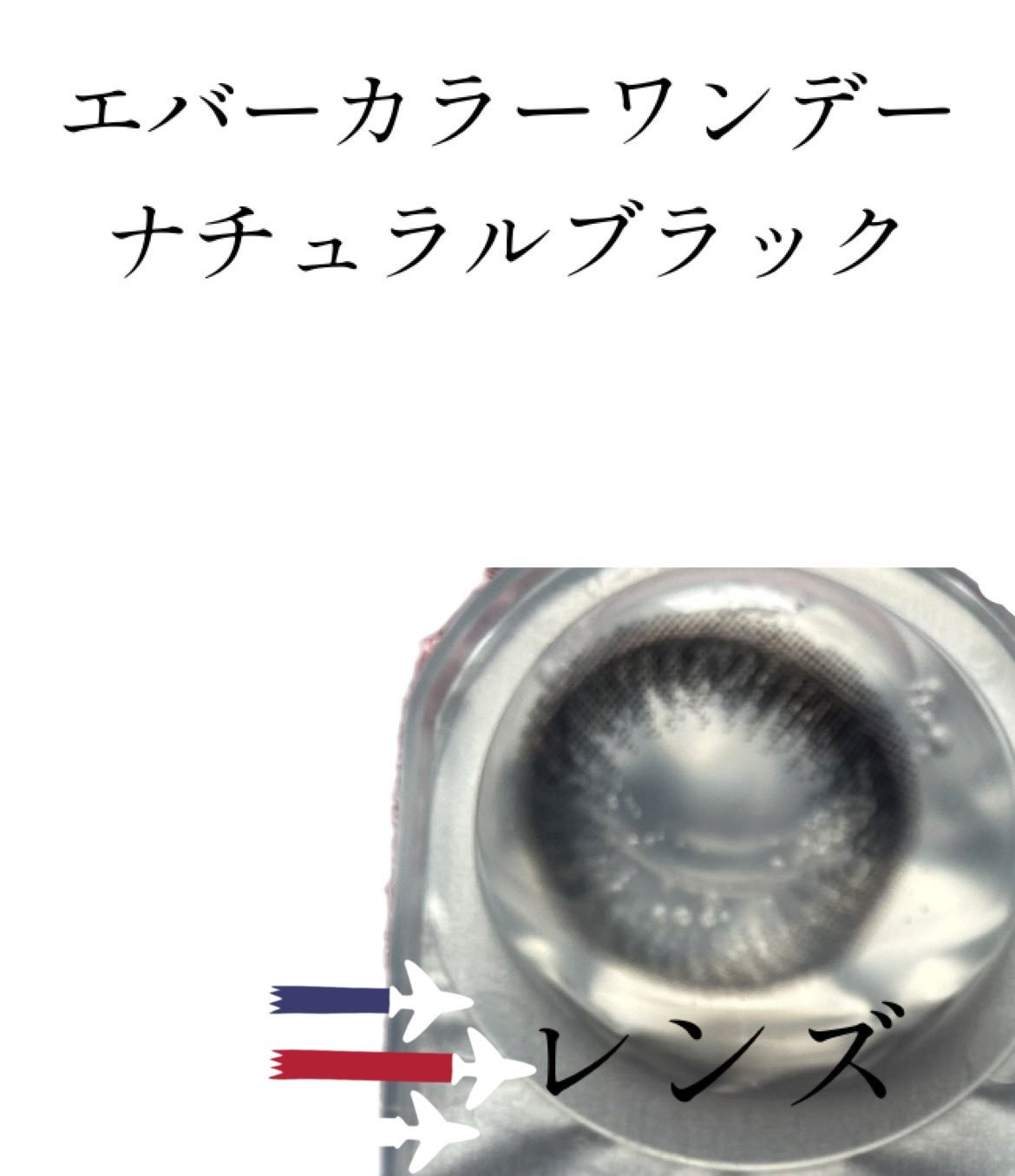 エバーカラーワンデー ナチュラル ナチュラルブラック/エバーカラー/ワンデー（１DAY）カラコンを使ったクチコミ（3枚目）