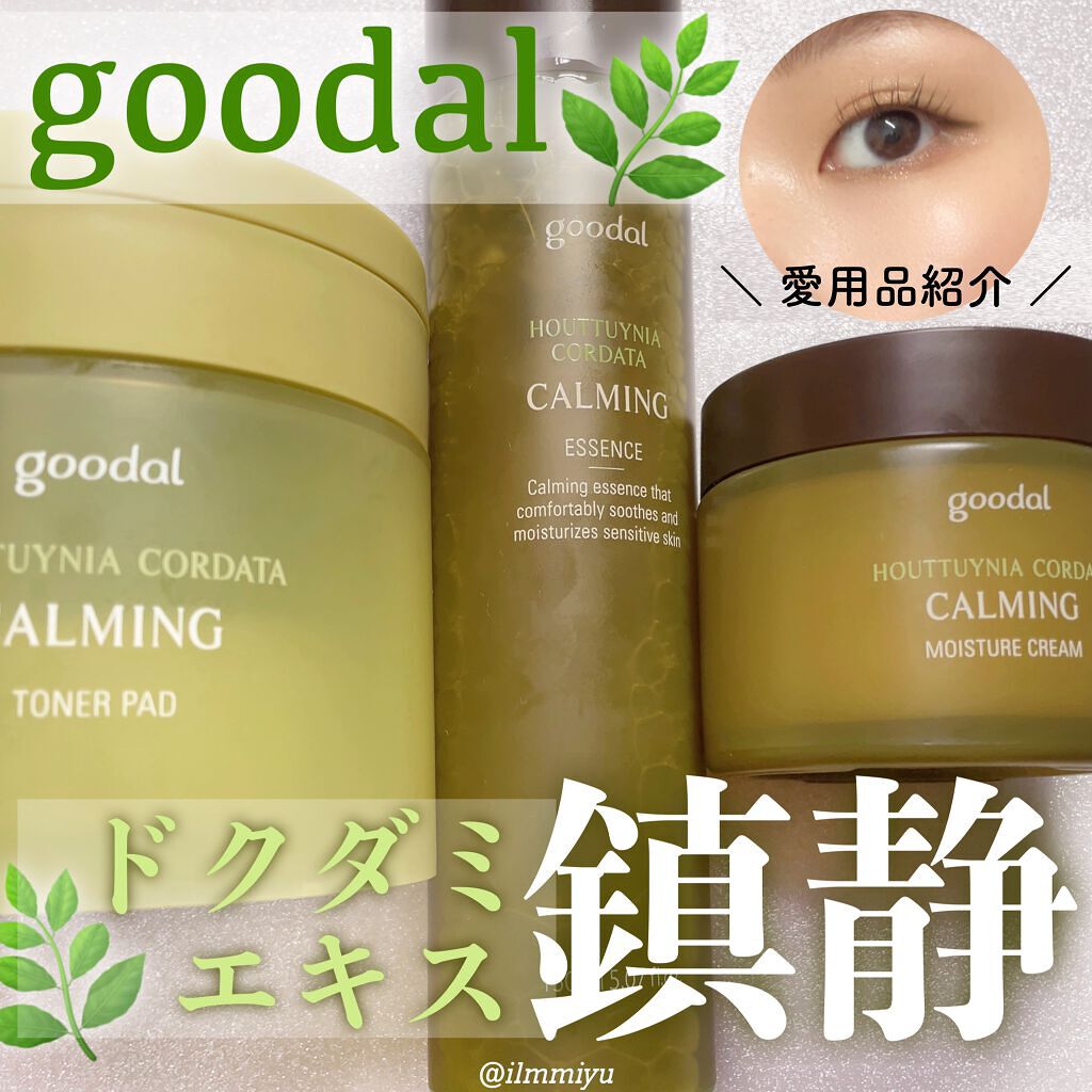 goodal ドクダミ カーミング トナー パッドのクチコミ「シカに続いてドクダミエキスで鎮静ケア🌿♡お気に入り！！！！


〖 ・𝙏𝙬𝙞𝙩𝙩𝙚𝙧・𝙄𝙣𝙨𝙩.....」（1枚目）