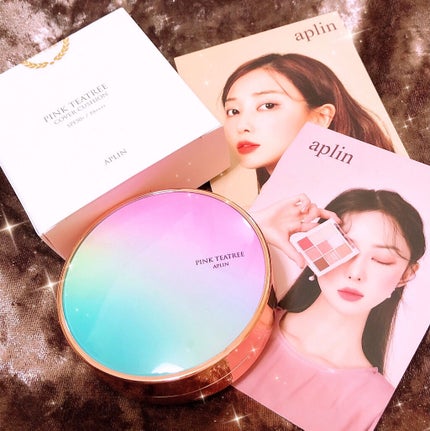 ピンクティーツリーカバークッション/APLIN/クッションファンデーションを使ったクチコミ(4枚目)