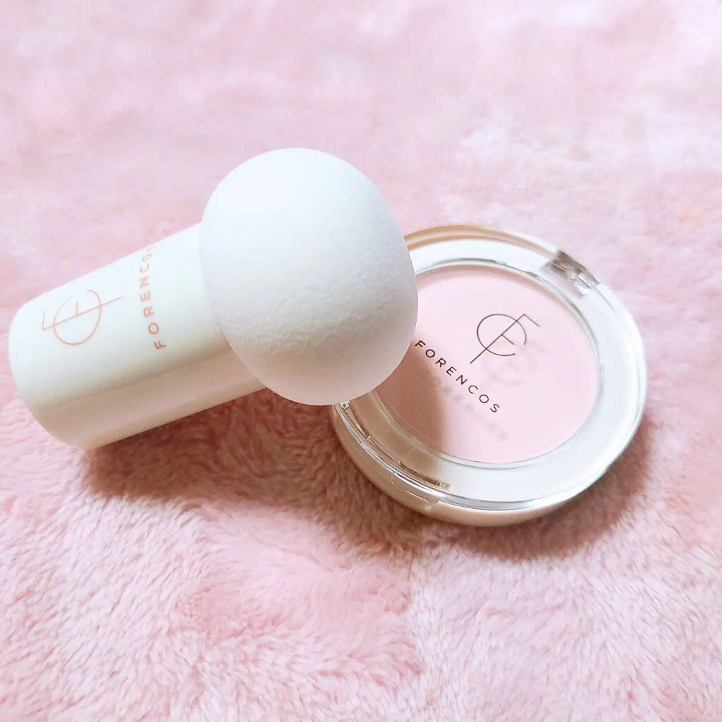 ベアブラッシャー パフ付き/フォレンコス/パウダーチークを使ったクチコミ（3枚目）