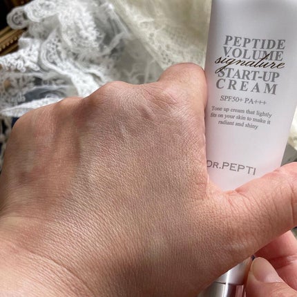 ペプチドボリュームシグネチャースタートアップクリーム/DR.PEPTI/化粧下地を使ったクチコミ(10枚目)