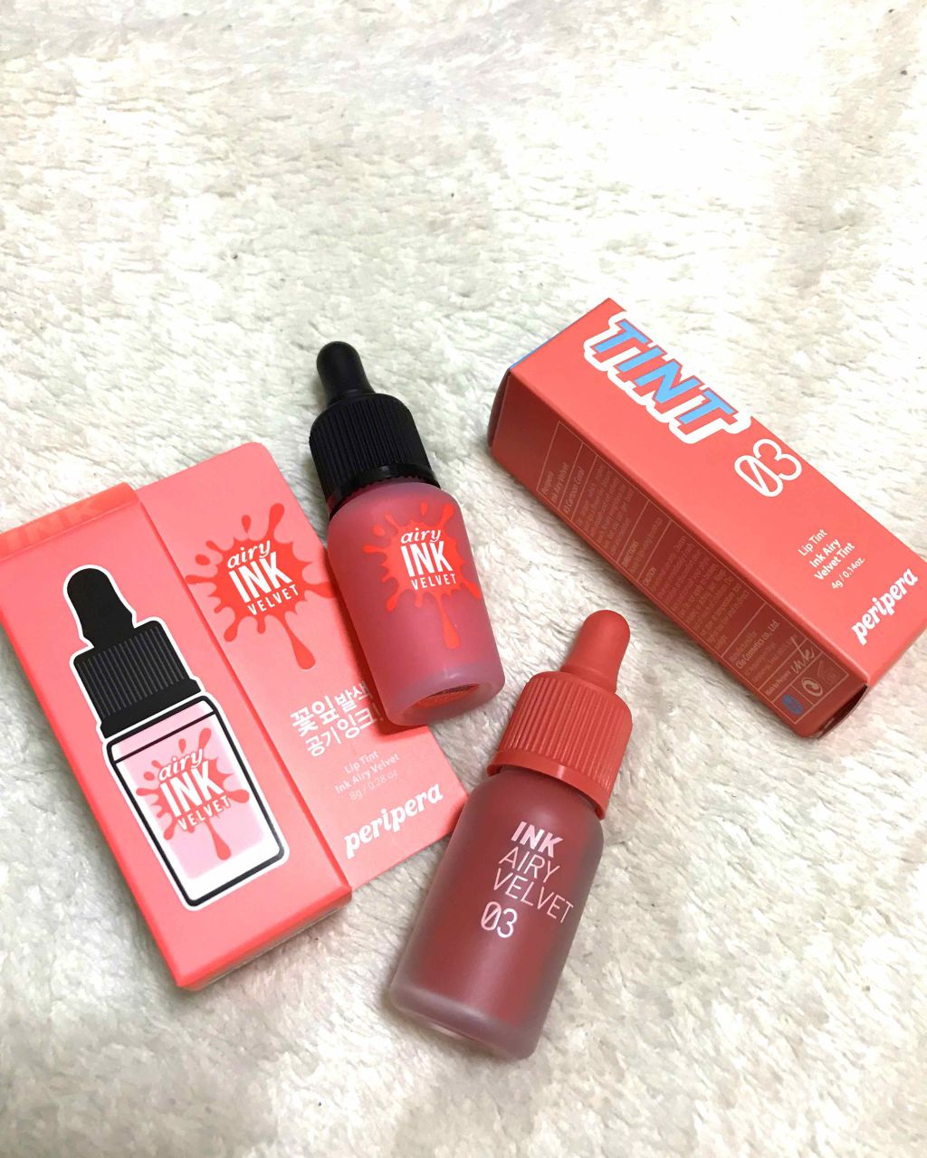 インク エアリー ベルベット/PERIPERA/口紅を使ったクチコミ（1枚目）