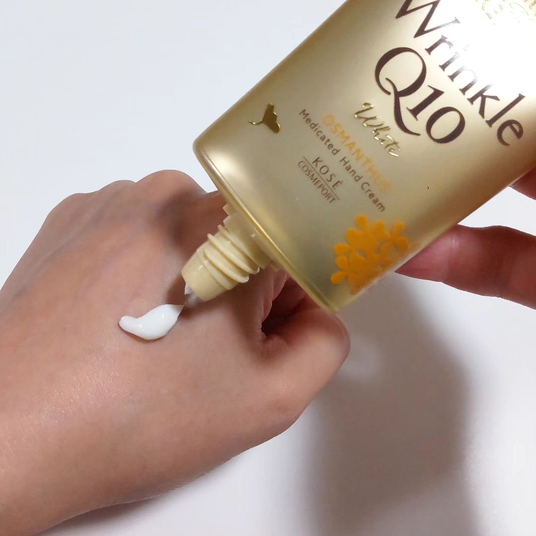 コエンリッチ　ザ　プレミアム  薬用リンクルホワイト　ハンドクリーム  金木犀の香り 【医薬部外品】/コエンリッチQ10/ハンドクリームを使ったクチコミ（3枚目）