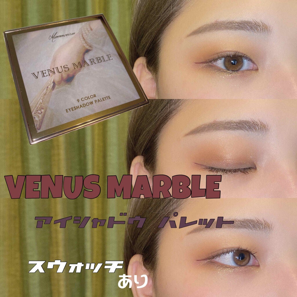 VenusMarble 9色アイシャドウパレット/Venus Marble/アイシャドウパレットを使ったクチコミ(1枚目)