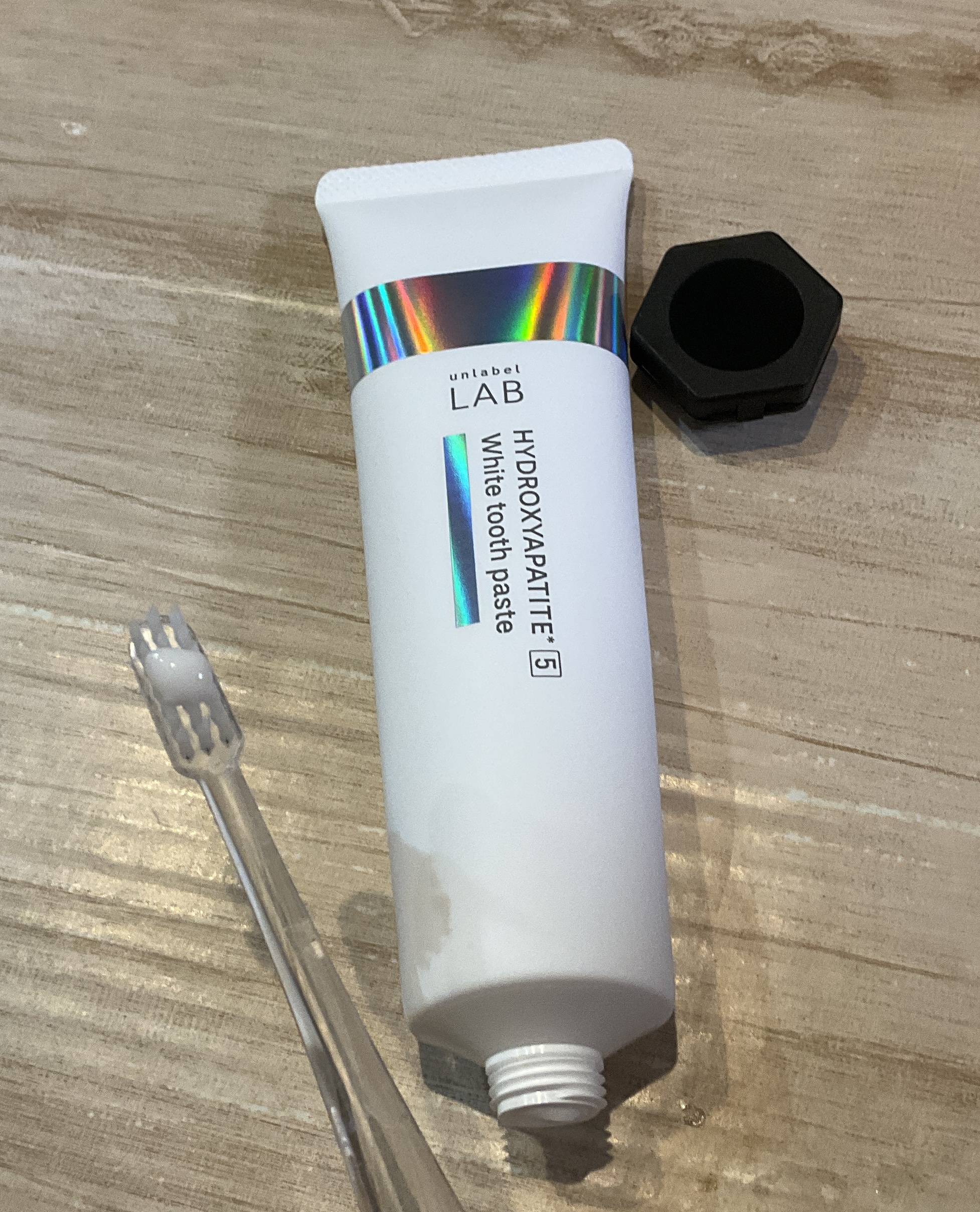 アンレーベル ラボ　HA トゥースペースト/unlabel/歯磨き粉を使ったクチコミ（3枚目）