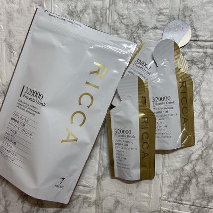RICCA RICCA 320000 プラセンタドリンク スマートパックのクチコミ「こちらのプラセンタドリンクは、ボトルタイプも発売されています。
私がいただいたのは、こちらのス.....」(1枚目)