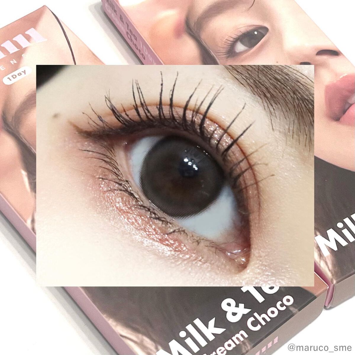 chuuLENS Milk&Tea 1day/chuu LENS/ワンデー(1DAY)カラコンを使ったクチコミ(3枚目)
