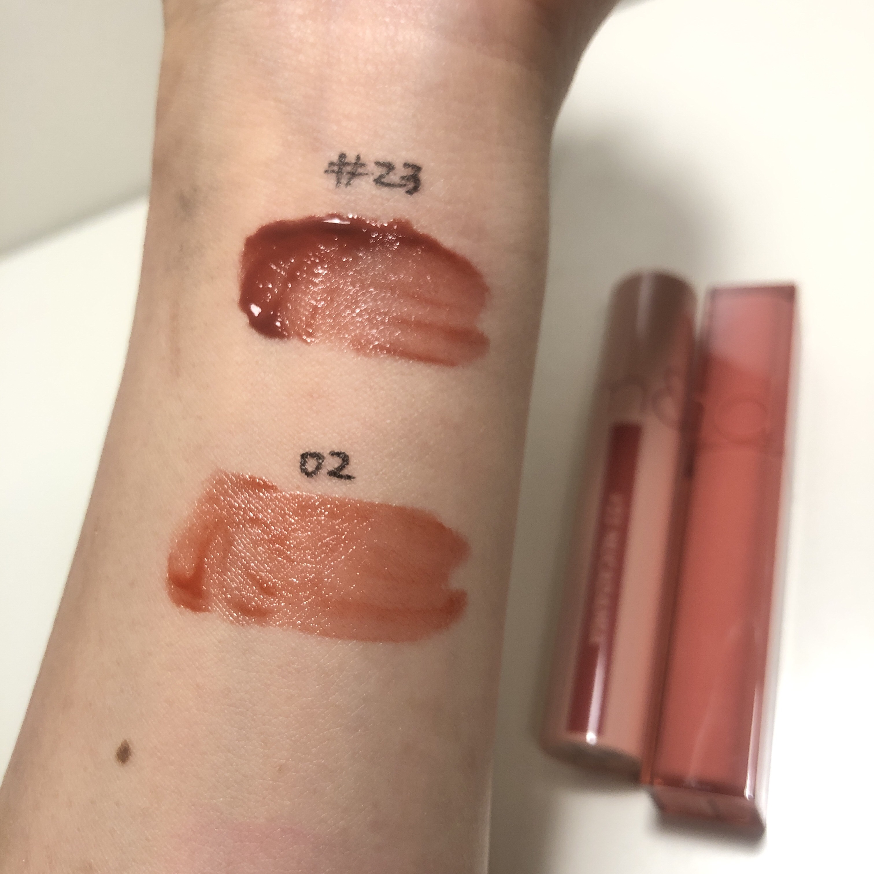 デュイフルウォーターティント/rom&nd/リップティントを使ったクチコミ（2枚目）