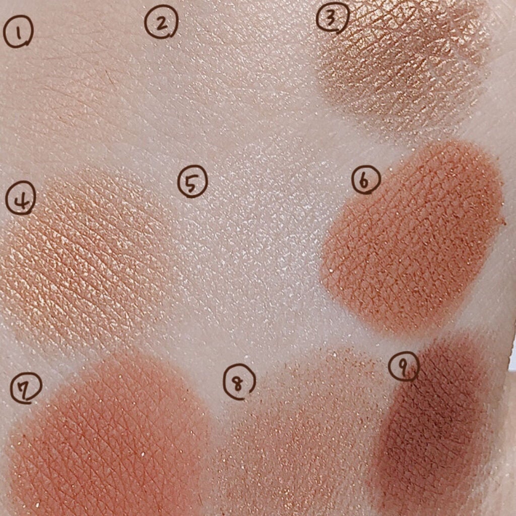 UR GLAM BLOOMING EYE COLOR PALETTE/U R GLAM/アイシャドウパレットを使ったクチコミ(2枚目)