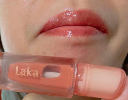 ジェリーイングヌードグロス/Laka/リップグロスを使ったクチコミ(3枚目)
