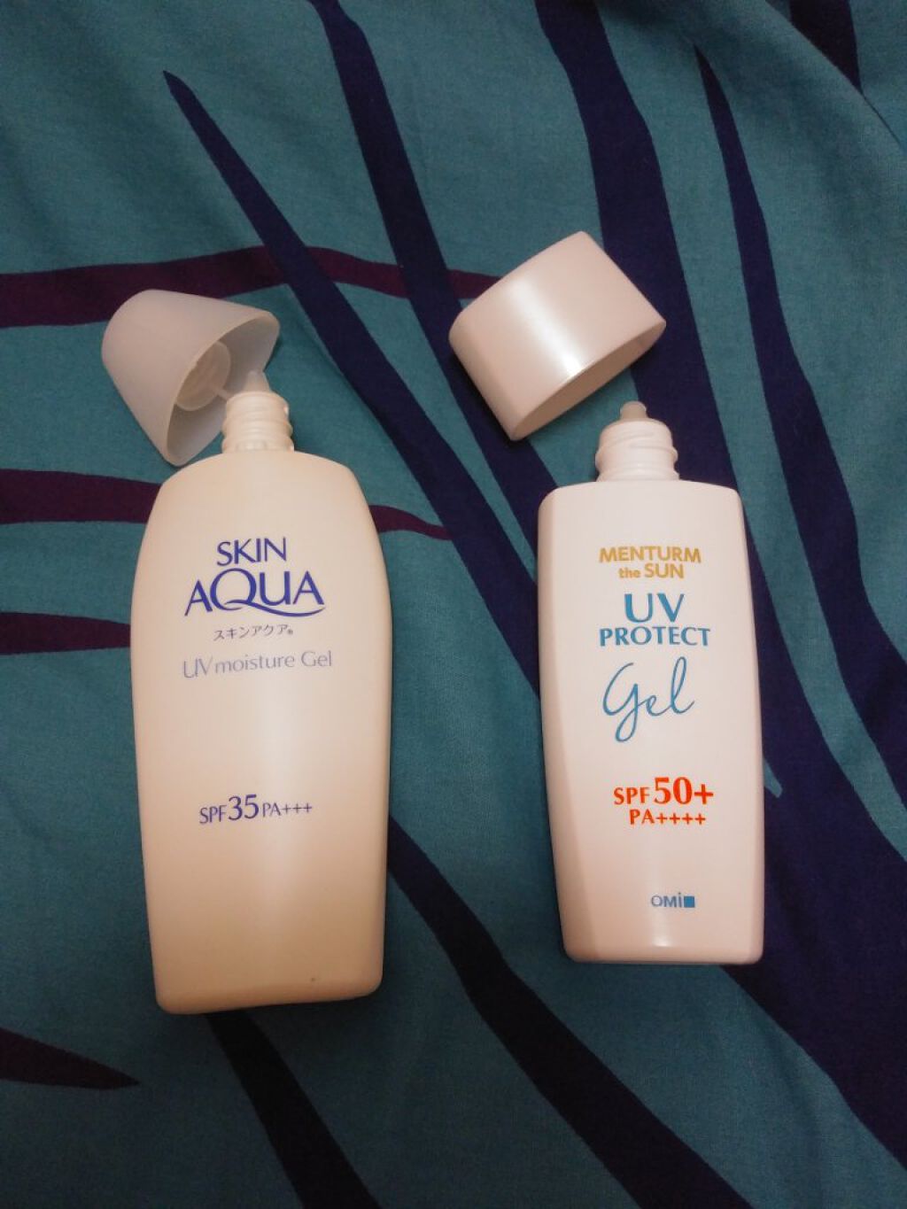 メンタームザサンパーフェクトUVジェル/メンターム/日焼け止めジェルを使ったクチコミ（2枚目）