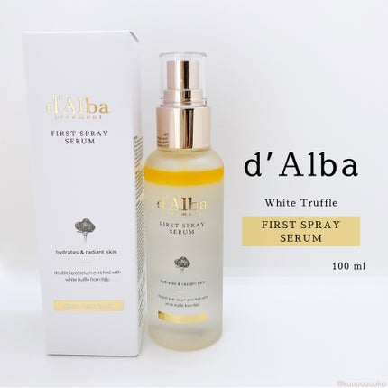 ダルバ ホワイトトリュフファーストスプレーセラム/ダルバ/ミスト状化粧水を使ったクチコミ(1枚目)