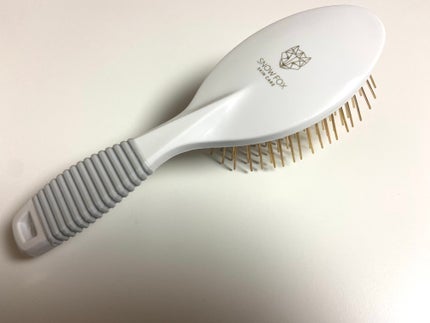 プレミアム FOXカッサ ヘアブラシ/SNOW FOX SKINCARE/ヘアブラシを使ったクチコミ(3枚目)