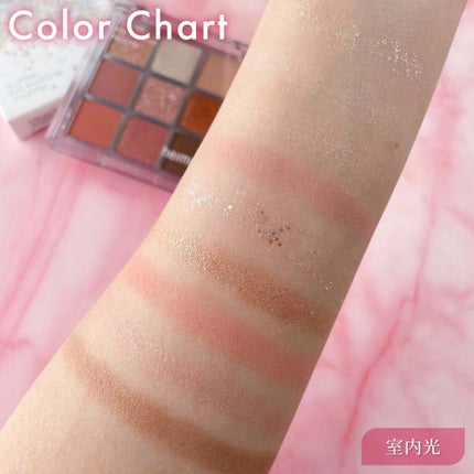 グリッターアイシャドウパレット/heimish/アイシャドウパレットを使ったクチコミ(8枚目)