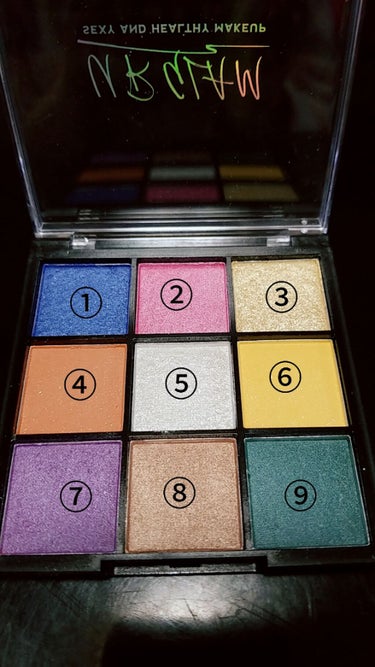 UR GLAM　BLOOMING EYE COLOR PALETTE/U R GLAM/アイシャドウパレットを使ったクチコミ（2枚目）