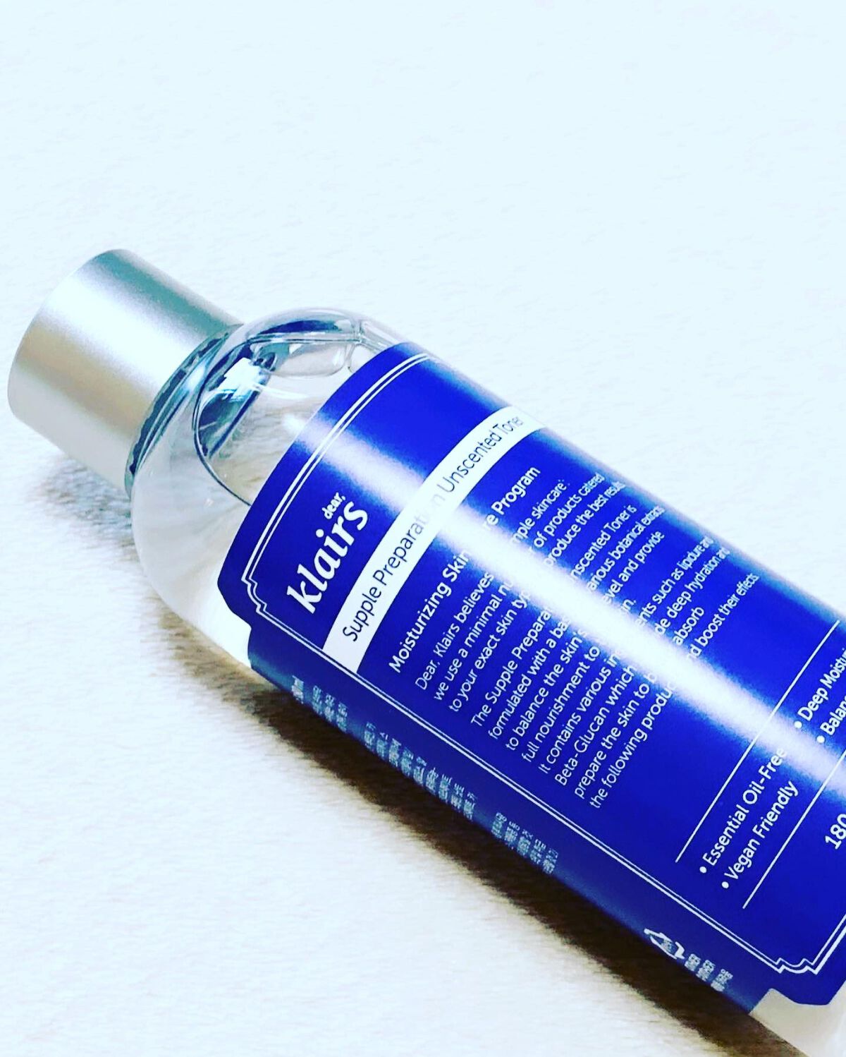 サプルプレパレーションアンセンテッドトナー(180ml)/Klairs/化粧水を使ったクチコミ（2枚目）