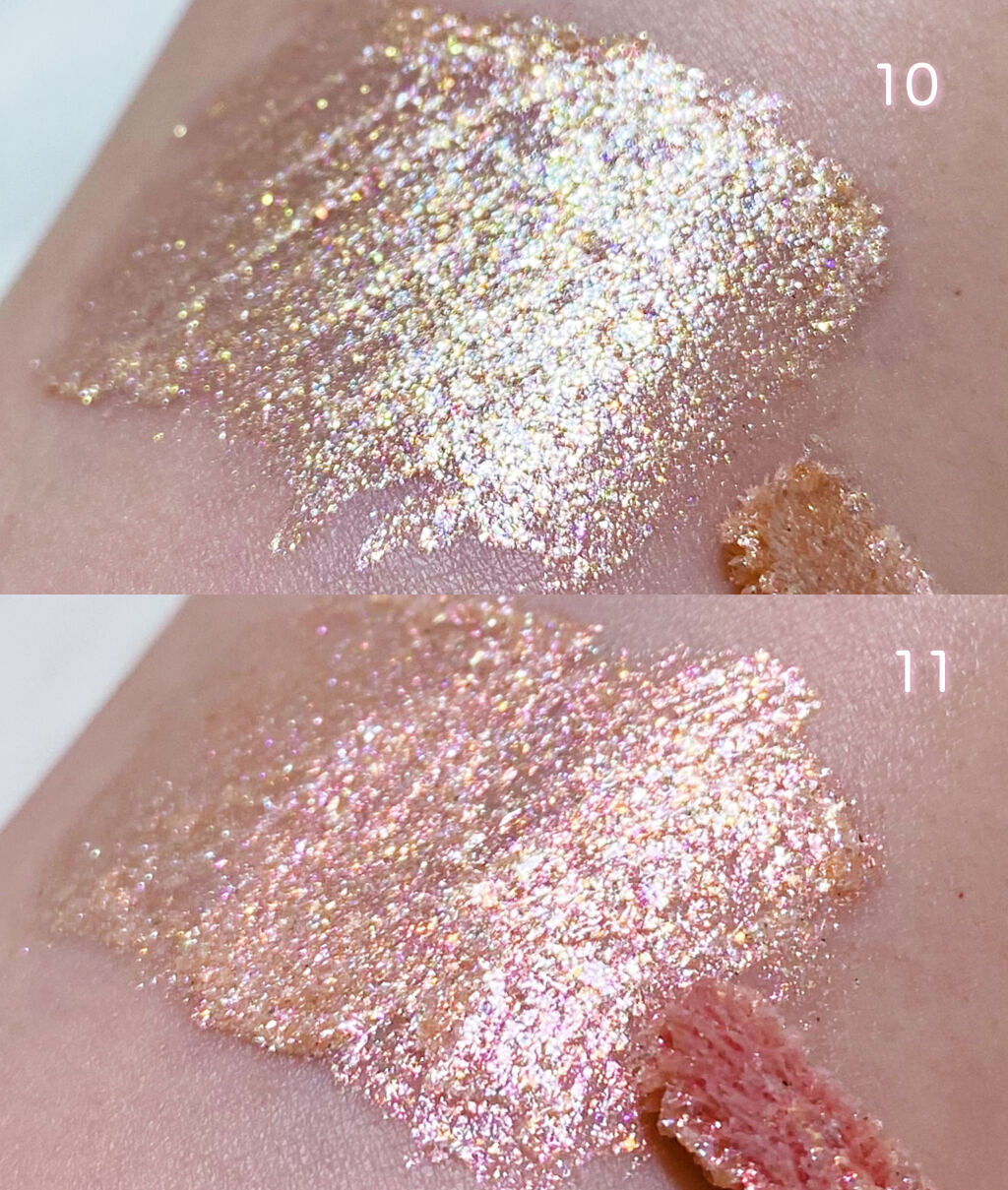 アイメタルグリッター/HOLIKA HOLIKA/グリッターを使ったクチコミ（2枚目）