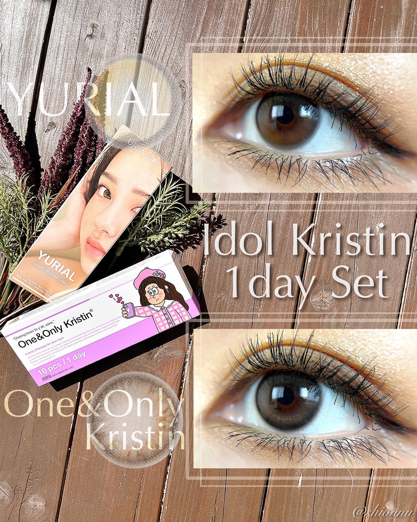 YURIAL 1DAY/URIA/ワンデー（１DAY）カラコンを使ったクチコミ（1枚目）