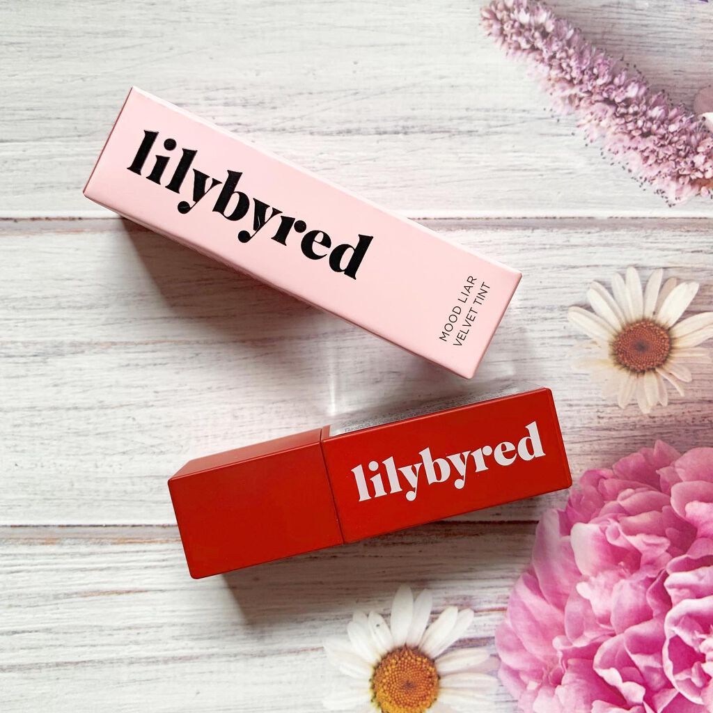 ムードライアー ベルベットティント/lilybyred/リップティントを使ったクチコミ（1枚目）