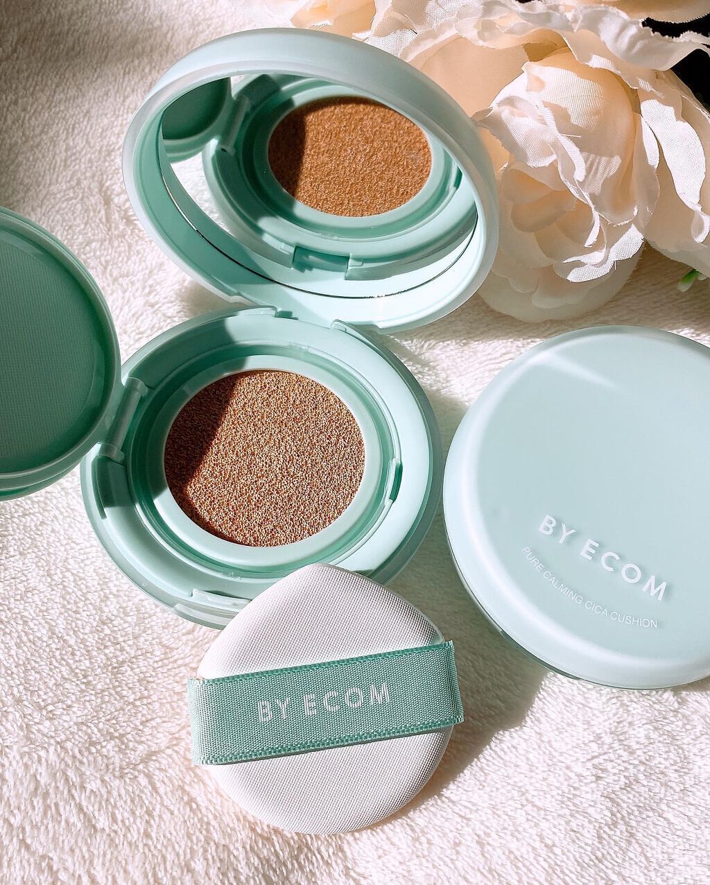 ピュアカーミングシカ クッションファンデーション/BY ECOM/クッションファンデーションを使ったクチコミ（1枚目）