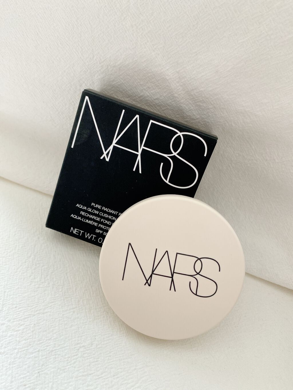 ピュアラディアントプロテクション アクアティックグロー クッションファンデーション SPF50+/PA+++/NARS/クッションファンデーションを使ったクチコミ(1枚目)