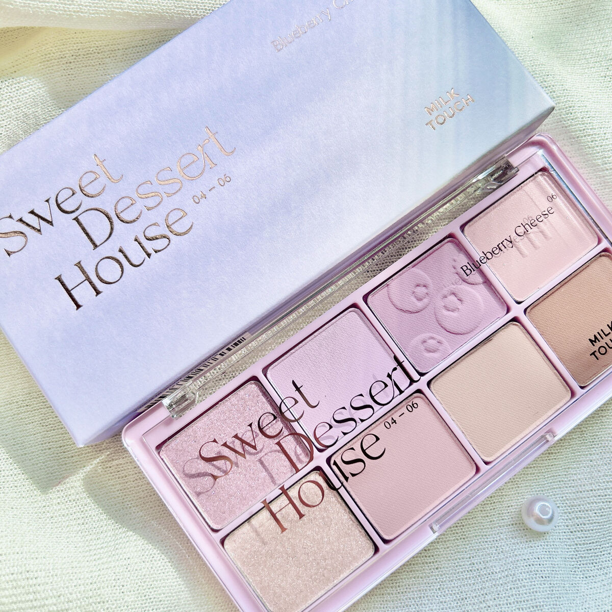 ビーマイスウィートデザートハウスパレット 06 Blueberry Cheese/Milk Touch/アイシャドウパレットを使ったクチコミ（2枚目）