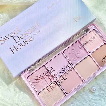 ビーマイスウィートデザートハウスパレット 06 Blueberry Cheese/Milk Touch/アイシャドウパレットを使ったクチコミ(2枚目)